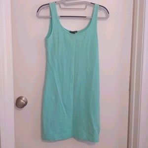 Turquoise Mint H&M Bodycon style Tank Dress small